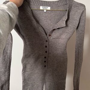 Frankie’s Bikinis knit Onesie!